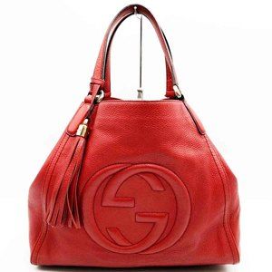 Gucci Soho Bag Fringe Red